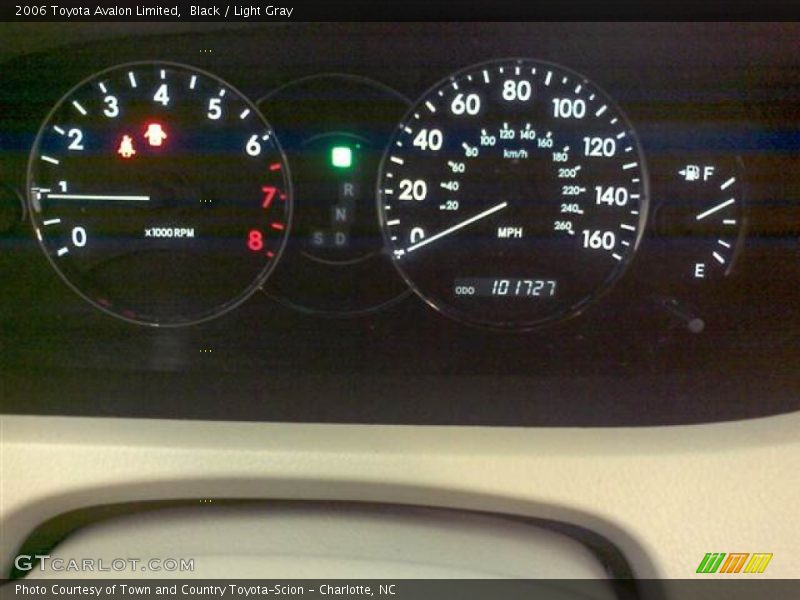 Black / Light Gray 2006 Toyota Avalon Limited