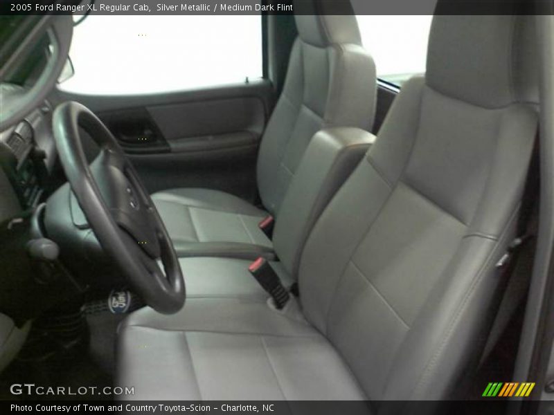Silver Metallic / Medium Dark Flint 2005 Ford Ranger XL Regular Cab