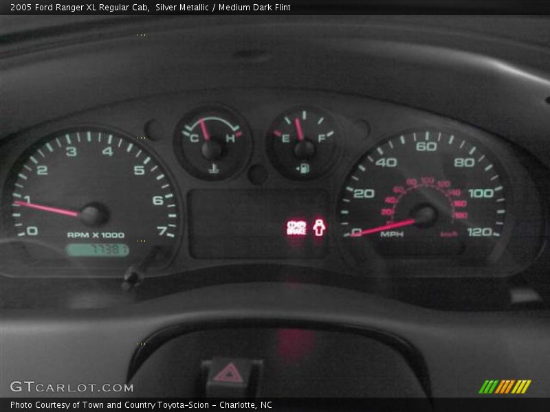 Silver Metallic / Medium Dark Flint 2005 Ford Ranger XL Regular Cab