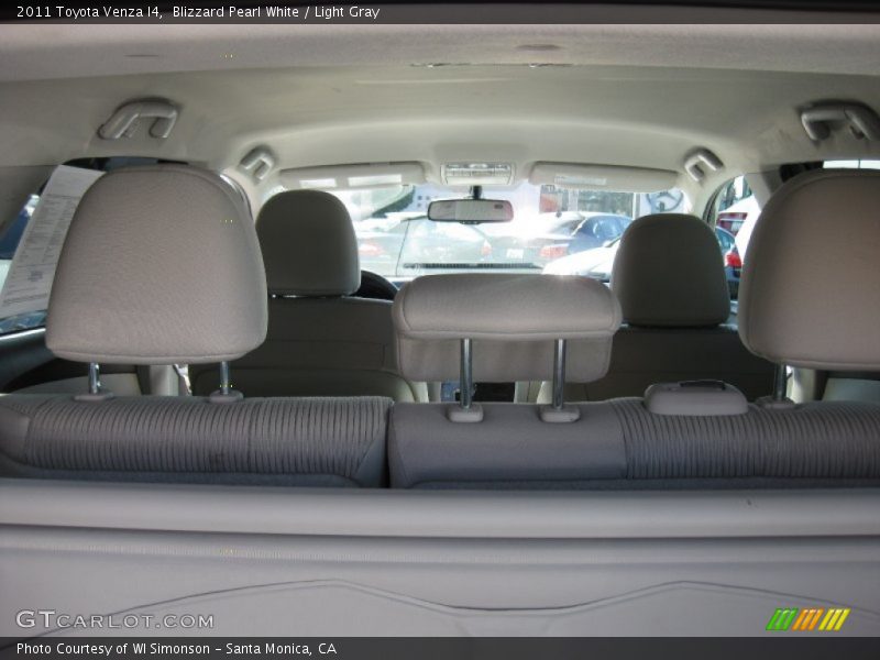 Blizzard Pearl White / Light Gray 2011 Toyota Venza I4