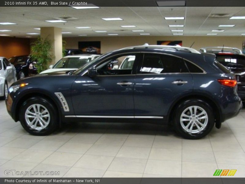 Blue Slate / Graphite 2010 Infiniti FX 35 AWD