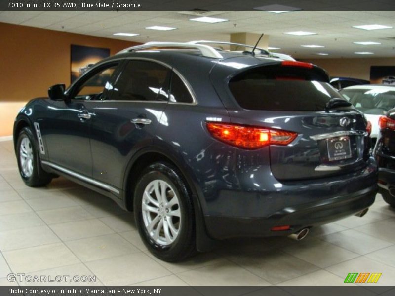 Blue Slate / Graphite 2010 Infiniti FX 35 AWD