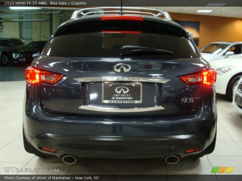 Blue Slate / Graphite 2010 Infiniti FX 35 AWD