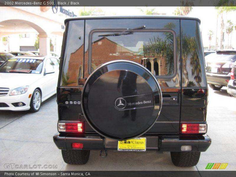 Black / Black 2002 Mercedes-Benz G 500