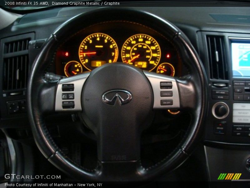 Diamond Graphite Metallic / Graphite 2008 Infiniti FX 35 AWD