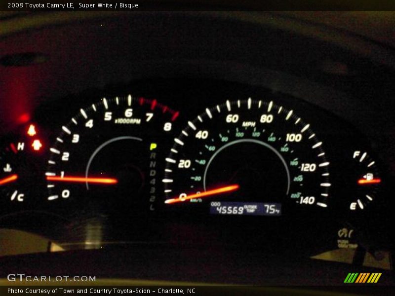 Super White / Bisque 2008 Toyota Camry LE