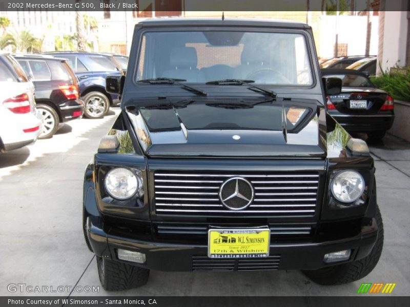 Black / Black 2002 Mercedes-Benz G 500