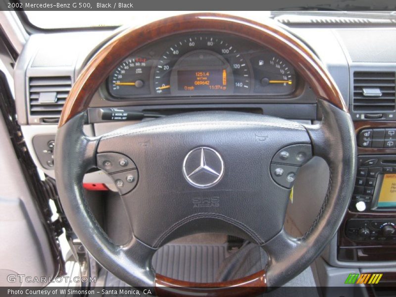 Black / Black 2002 Mercedes-Benz G 500