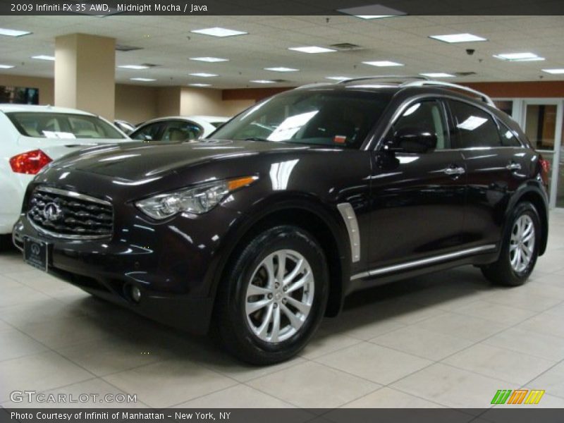 Midnight Mocha / Java 2009 Infiniti FX 35 AWD