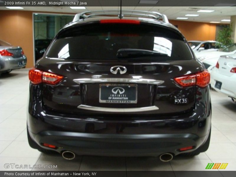 Midnight Mocha / Java 2009 Infiniti FX 35 AWD