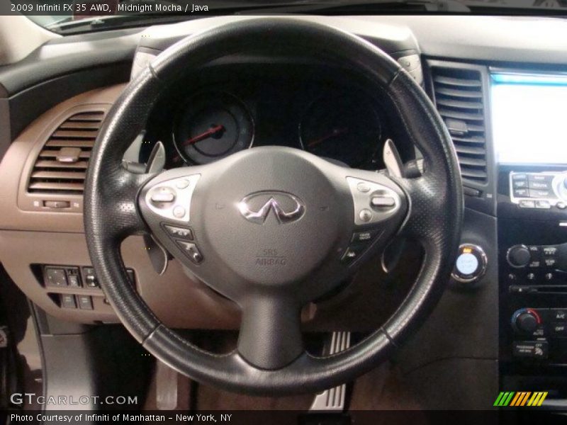Midnight Mocha / Java 2009 Infiniti FX 35 AWD
