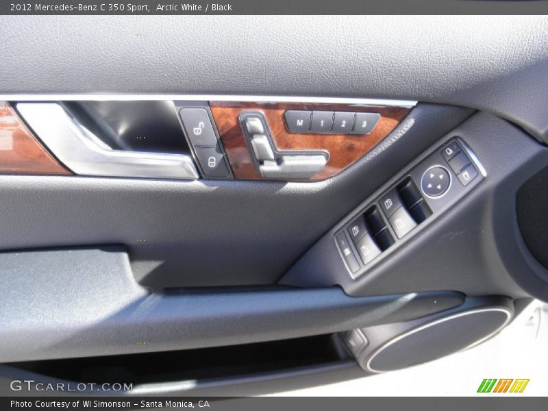 Arctic White / Black 2012 Mercedes-Benz C 350 Sport