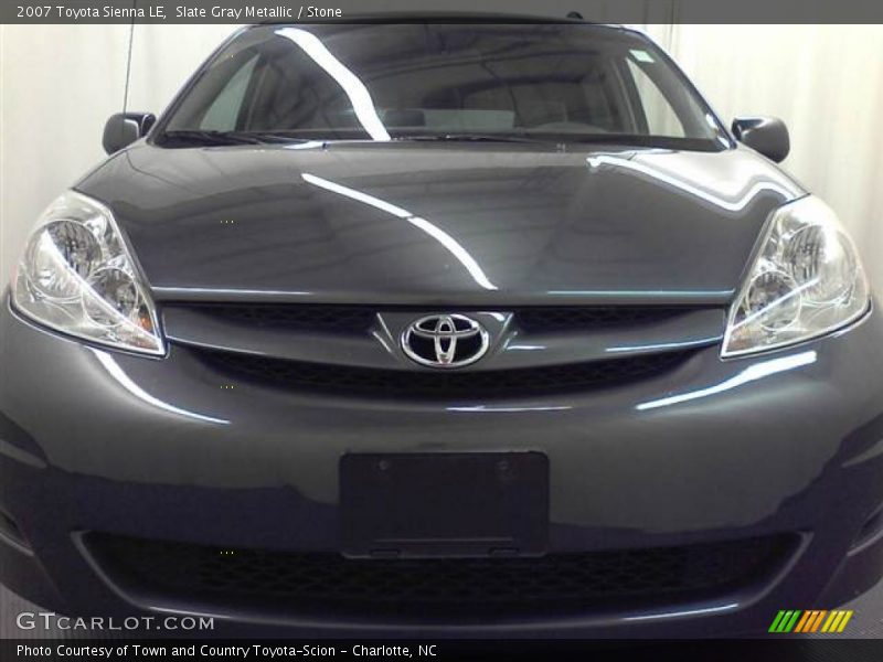 Slate Gray Metallic / Stone 2007 Toyota Sienna LE