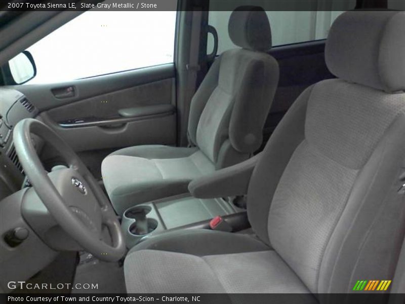 Slate Gray Metallic / Stone 2007 Toyota Sienna LE