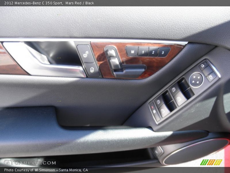 Mars Red / Black 2012 Mercedes-Benz C 350 Sport