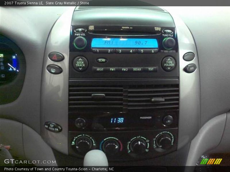 Slate Gray Metallic / Stone 2007 Toyota Sienna LE