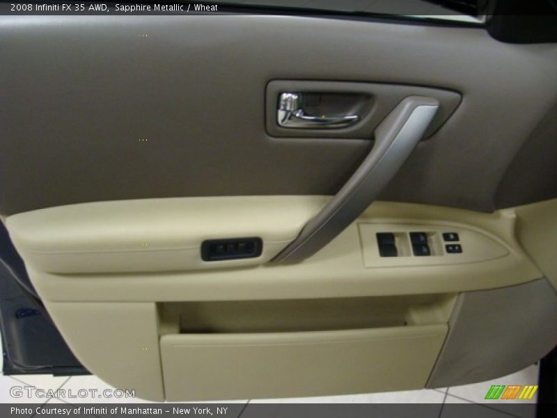 Sapphire Metallic / Wheat 2008 Infiniti FX 35 AWD