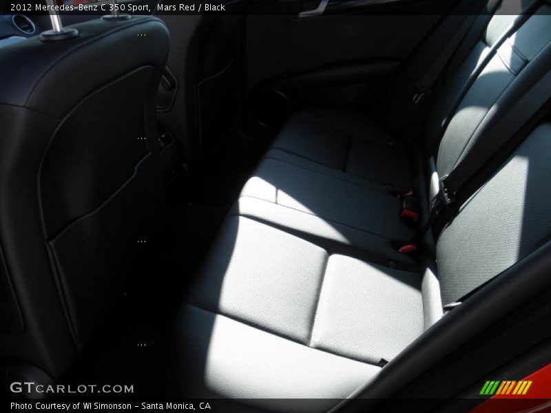 Mars Red / Black 2012 Mercedes-Benz C 350 Sport