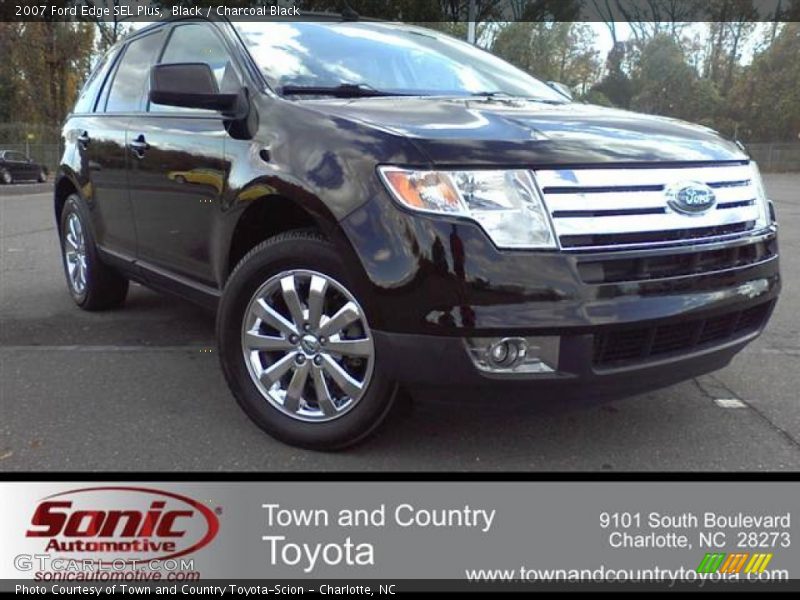 Black / Charcoal Black 2007 Ford Edge SEL Plus