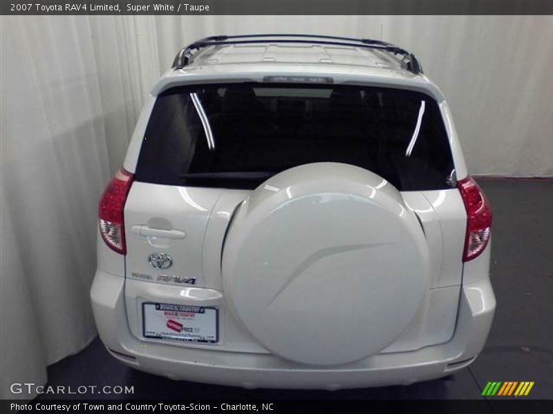 Super White / Taupe 2007 Toyota RAV4 Limited