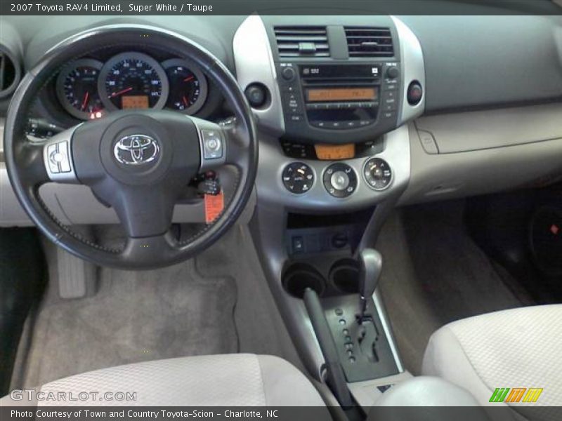 Super White / Taupe 2007 Toyota RAV4 Limited