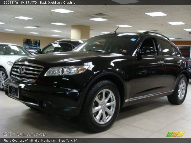 Black Obsidian / Graphite 2008 Infiniti FX 35 AWD