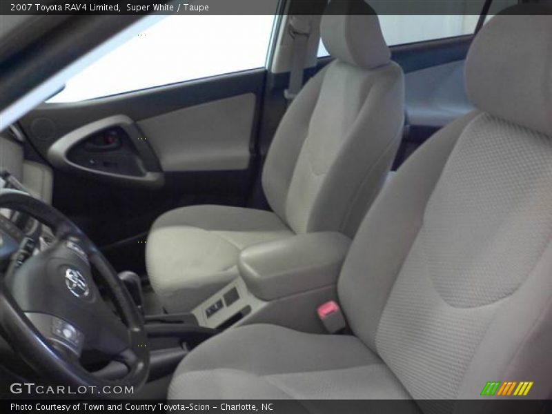 Super White / Taupe 2007 Toyota RAV4 Limited