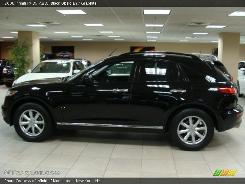 Black Obsidian / Graphite 2008 Infiniti FX 35 AWD