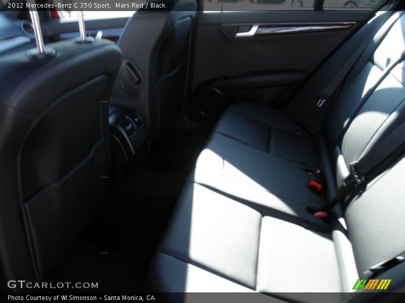 Mars Red / Black 2012 Mercedes-Benz C 350 Sport