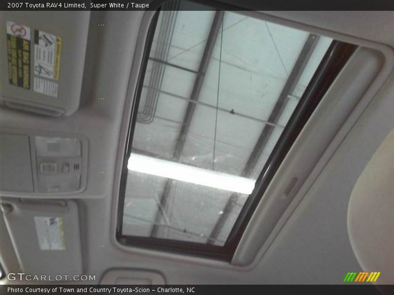 Super White / Taupe 2007 Toyota RAV4 Limited