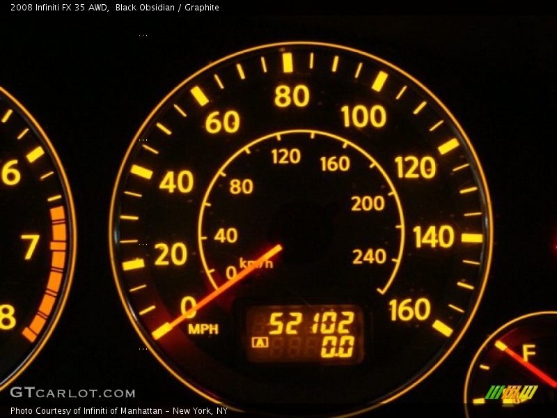 Black Obsidian / Graphite 2008 Infiniti FX 35 AWD