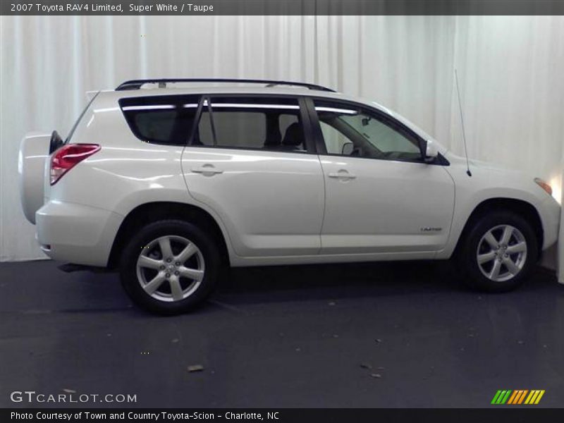 Super White / Taupe 2007 Toyota RAV4 Limited