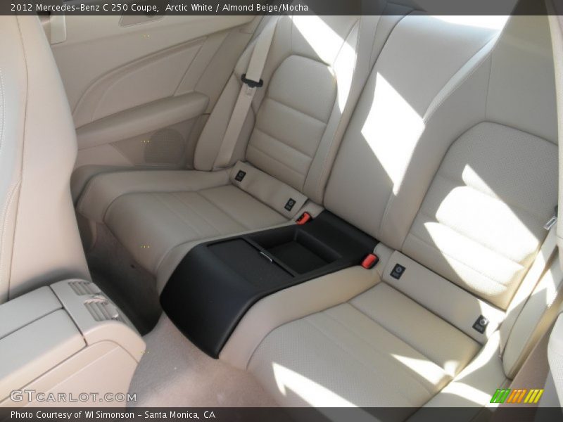 Arctic White / Almond Beige/Mocha 2012 Mercedes-Benz C 250 Coupe
