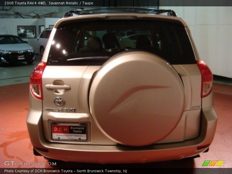 Savannah Metallic / Taupe 2008 Toyota RAV4 4WD
