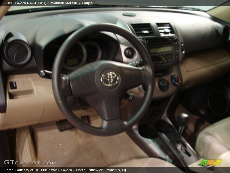 Savannah Metallic / Taupe 2008 Toyota RAV4 4WD