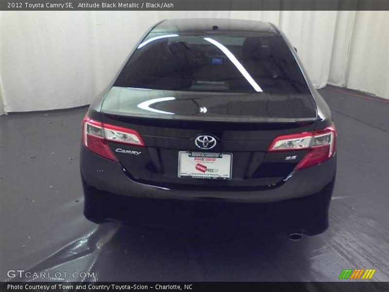 Attitude Black Metallic / Black/Ash 2012 Toyota Camry SE