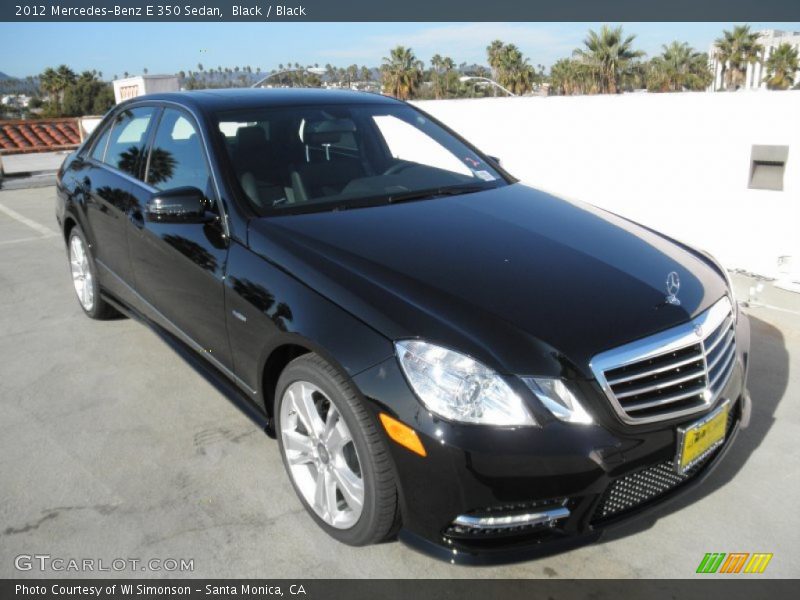 Black / Black 2012 Mercedes-Benz E 350 Sedan