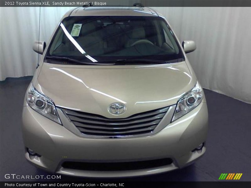 Sandy Beach Metallic / Bisque 2012 Toyota Sienna XLE