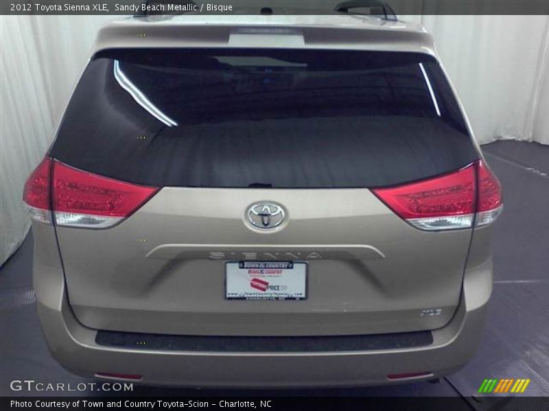 Sandy Beach Metallic / Bisque 2012 Toyota Sienna XLE