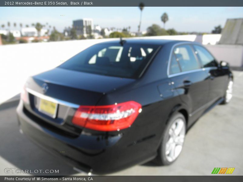 Black / Black 2012 Mercedes-Benz E 350 Sedan