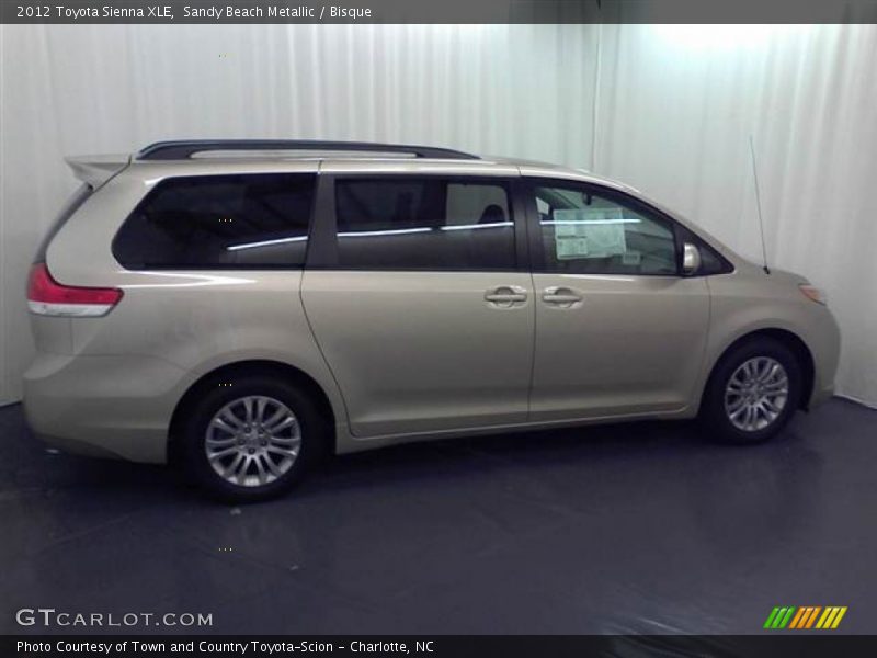Sandy Beach Metallic / Bisque 2012 Toyota Sienna XLE