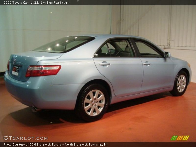 Sky Blue Pearl / Ash 2009 Toyota Camry XLE