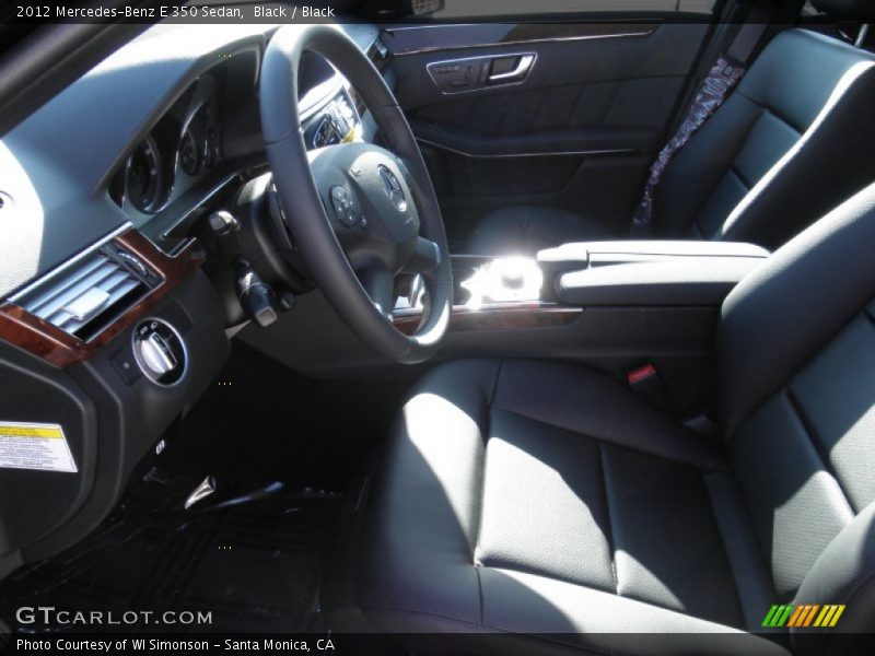 Black / Black 2012 Mercedes-Benz E 350 Sedan