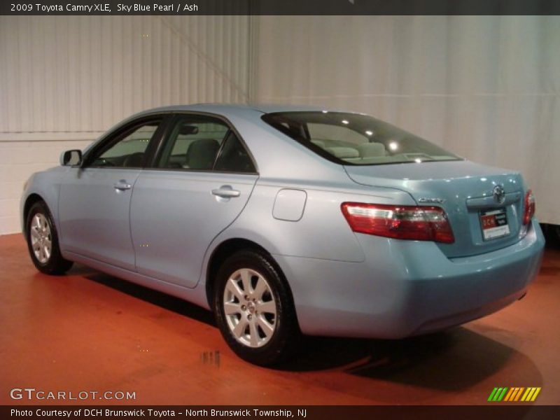 Sky Blue Pearl / Ash 2009 Toyota Camry XLE