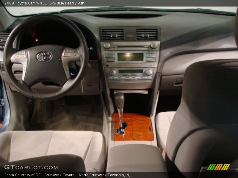 Sky Blue Pearl / Ash 2009 Toyota Camry XLE