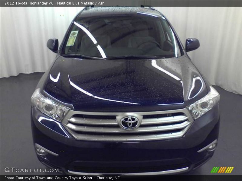 Nautical Blue Metallic / Ash 2012 Toyota Highlander V6