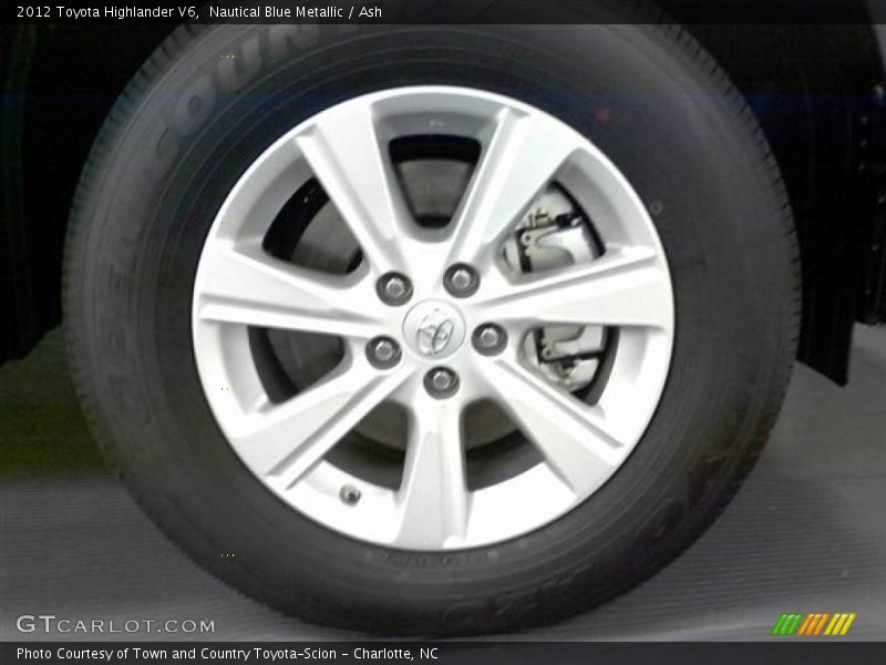 Nautical Blue Metallic / Ash 2012 Toyota Highlander V6