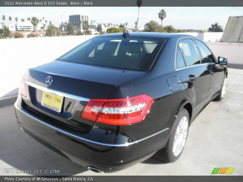 Black / Black 2012 Mercedes-Benz E 350 Sedan