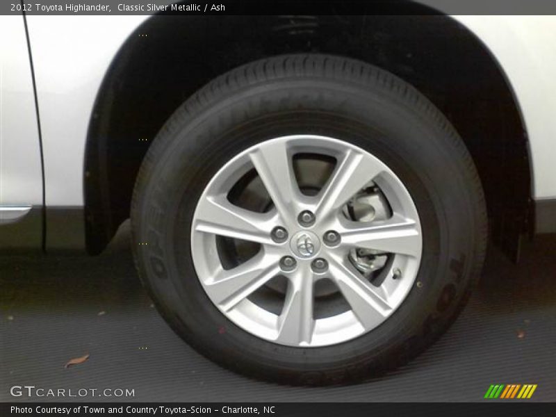 Classic Silver Metallic / Ash 2012 Toyota Highlander