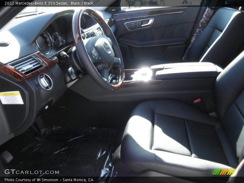 Black / Black 2012 Mercedes-Benz E 350 Sedan